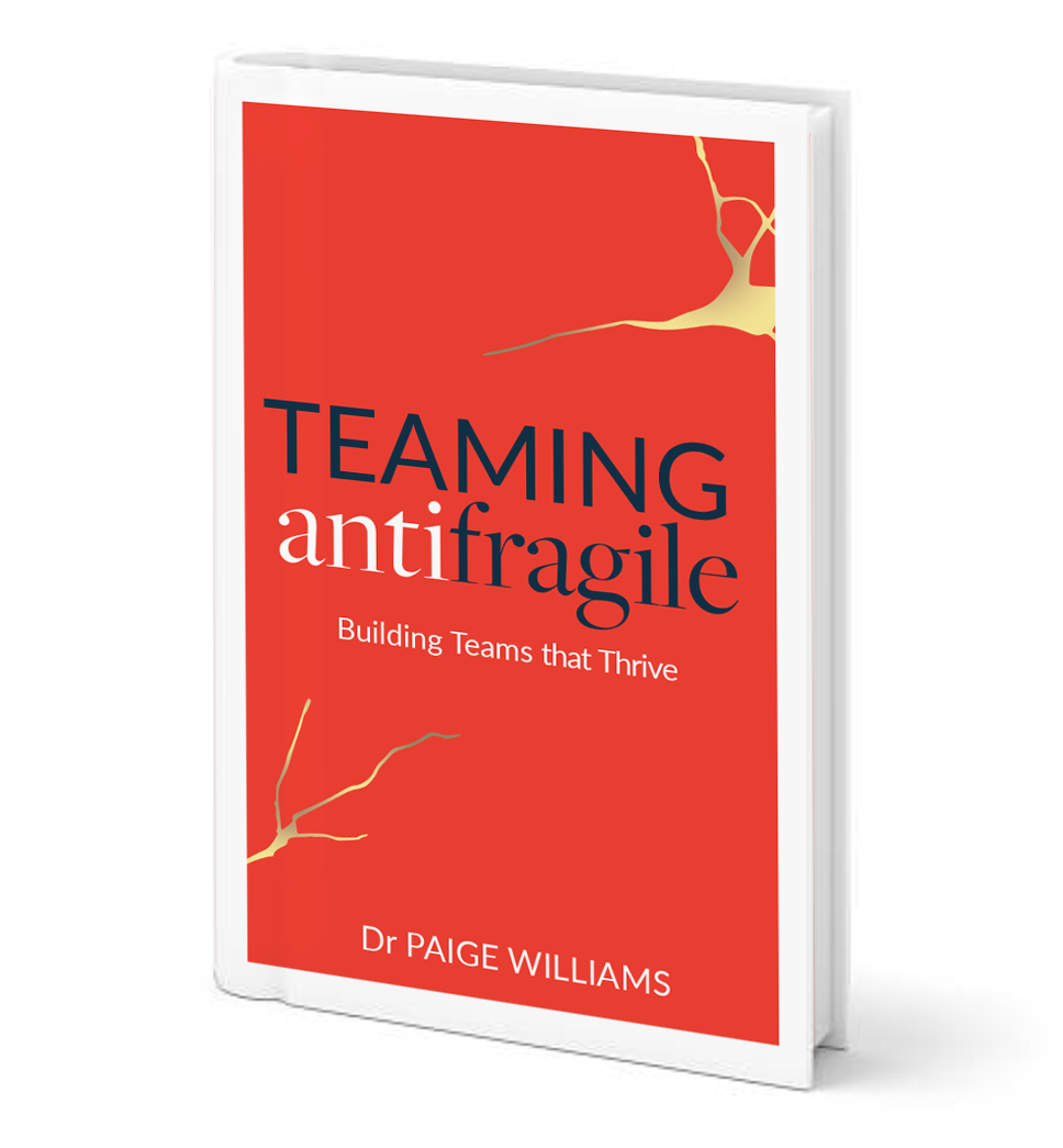 Teaming AntiFragile by Dr Paige Williams
